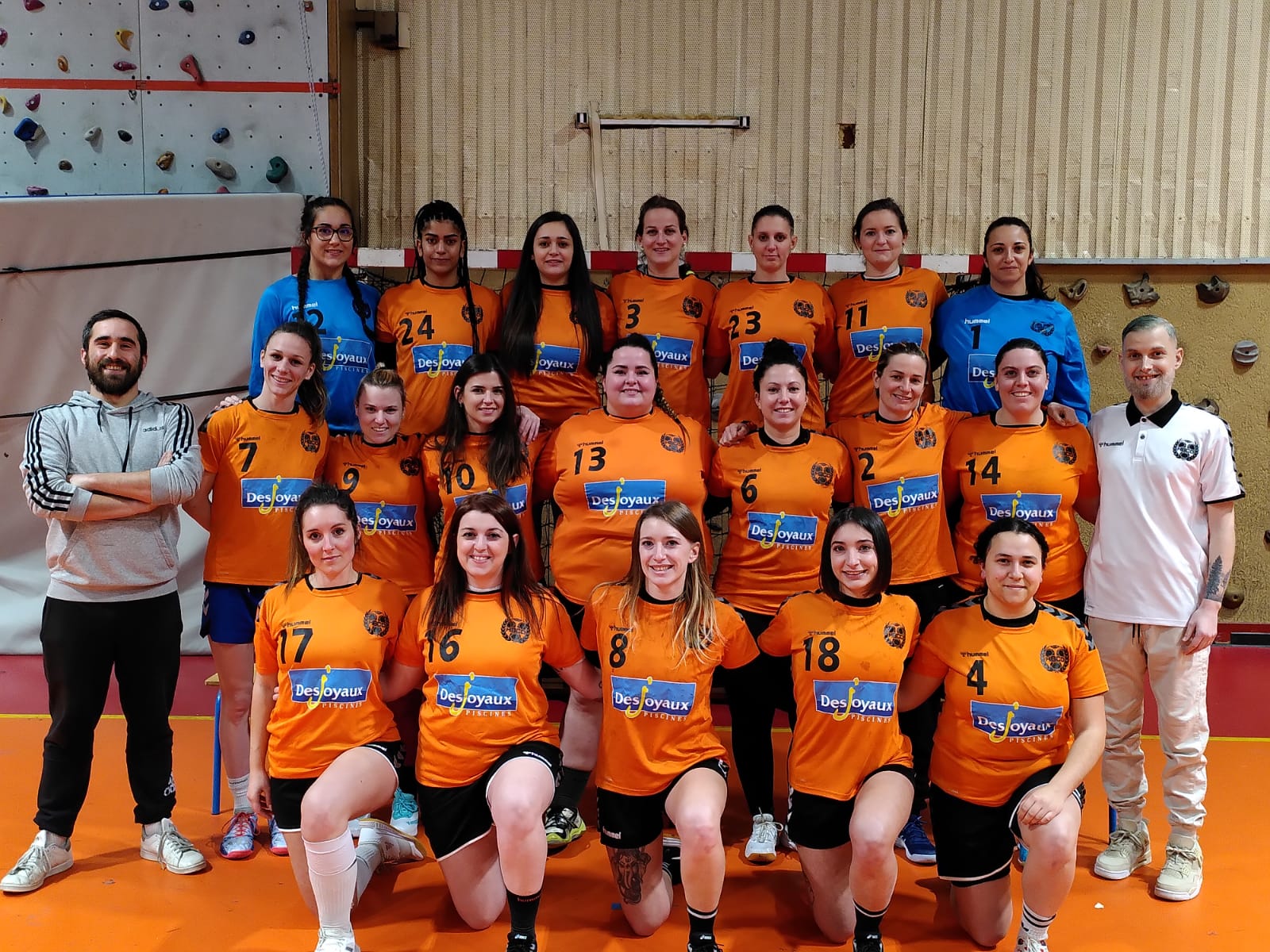 Nos Équipes – Handball Club Orange